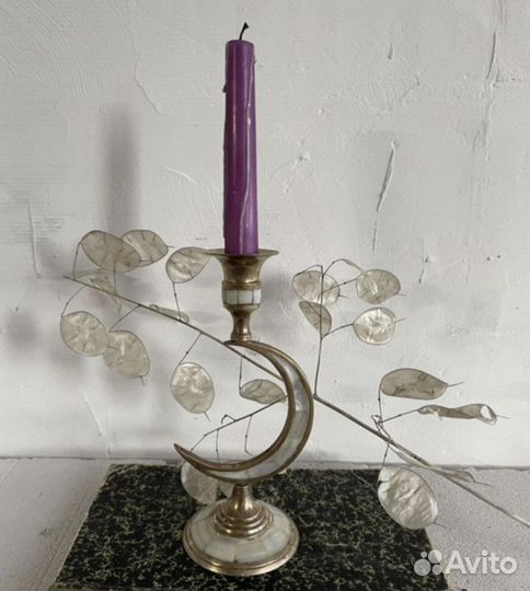 Кувшин Подсвечник латунь