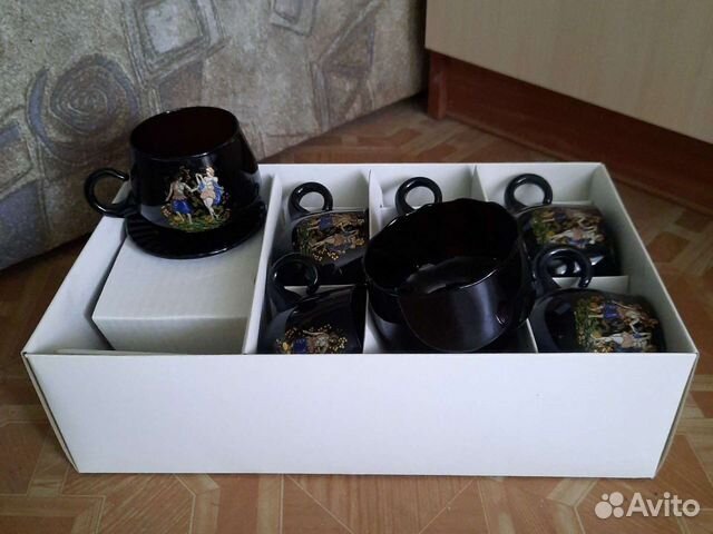 Набор для чаепития на 6 персон с сахарницей