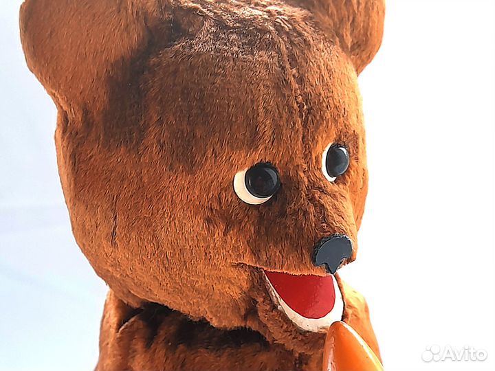 Игрушка Медведь мишка заводной СССР