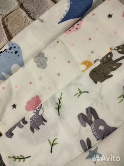 Пеленка муслиновая большая 90*120