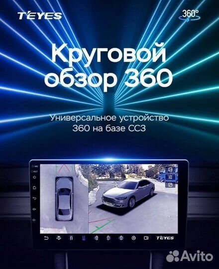 Магнитола Android teyes CC3 360гр (круговой обзор)