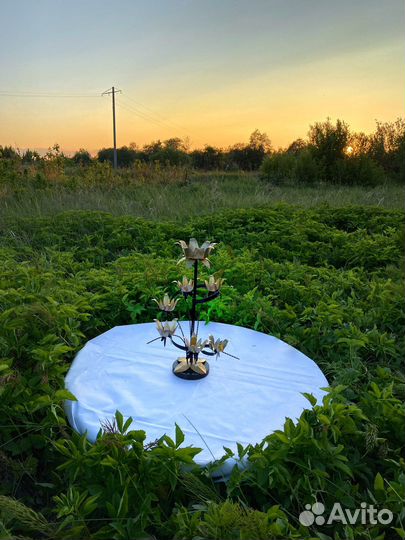 Винтажный подсвечник, Романтика, Ручная работа