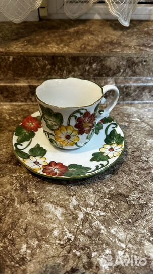 Кофейная/чайная пара фарфор