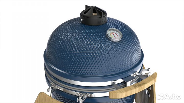 61см Керамический гриль Kamado от HBGrill, синий