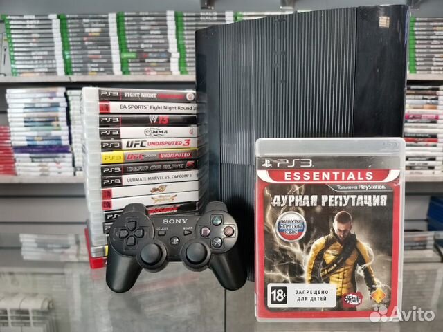 Ps3 Slim 500gb + Дурная репутация