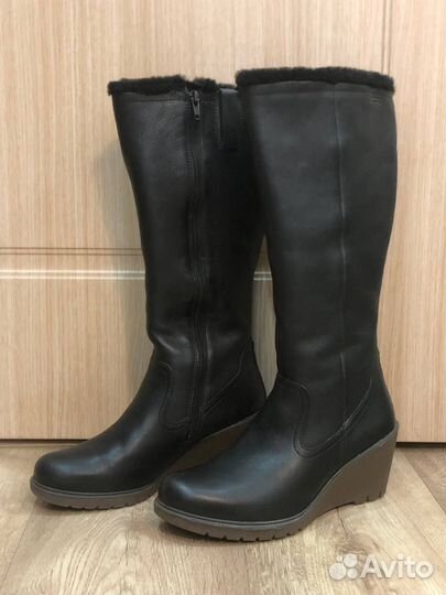 Сапоги зимние ecco 37 р