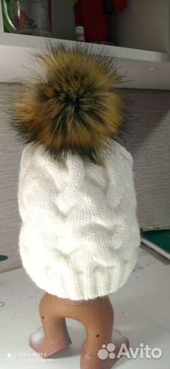Шапка зимняя для девочки 46 48