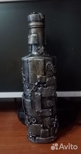 Декорированная бутылка