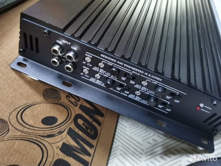 Усилитель 4 канальный pride + динамики pride