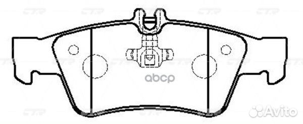 Колодки тормозные зад mercedes W211/W212/C219/C218