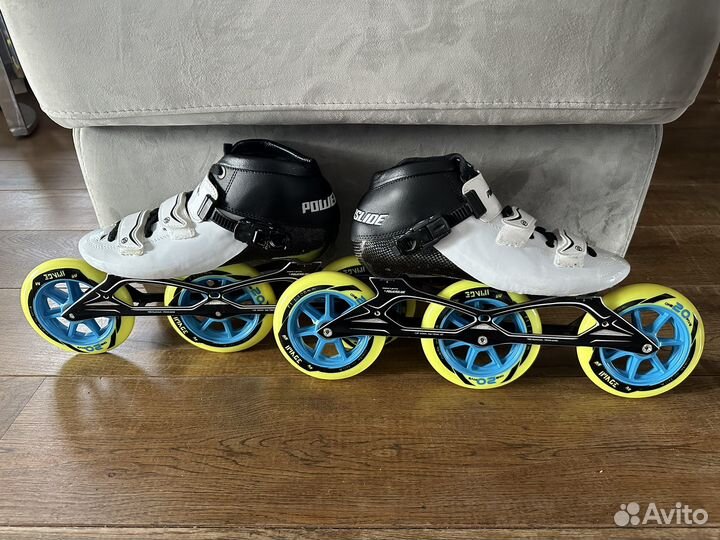 Скоростные роликовые коньки Powerslide 125mm