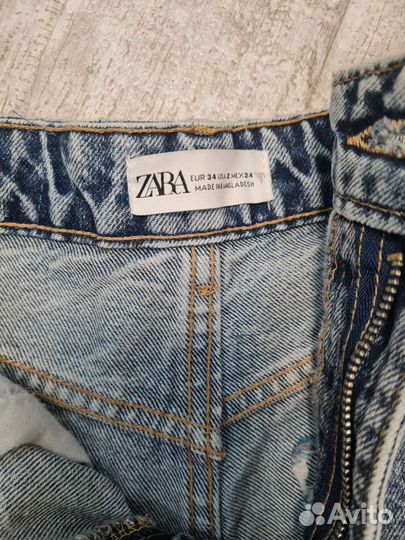 Джинсовые шорты Zara