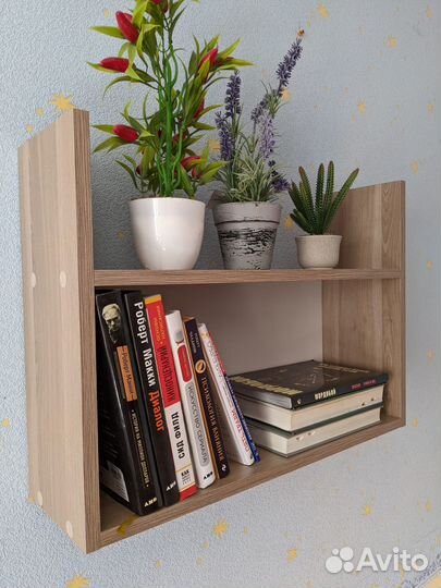 Полка навесная для книг