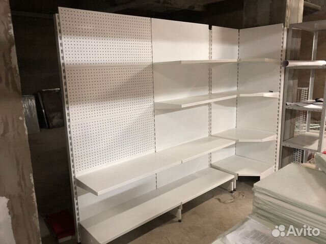 Стеллаж металлический для магазина