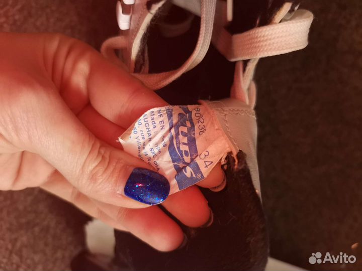 Коньки фигурные 34р