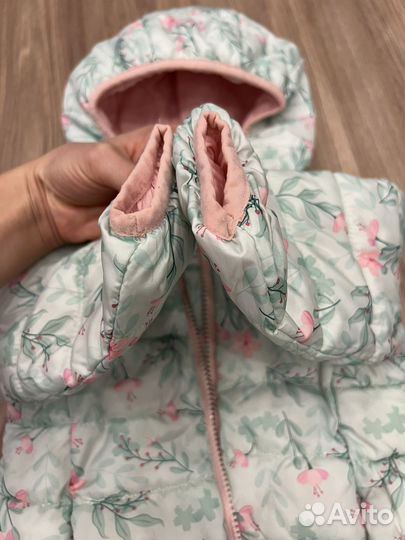 Демисезонная куртка для девочки, размер 80