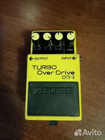 Гитарная педаль Turbo Over Drive od-2 объявление продам