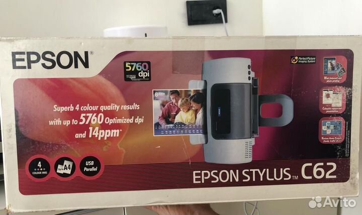 Цветной струйный принтер epson