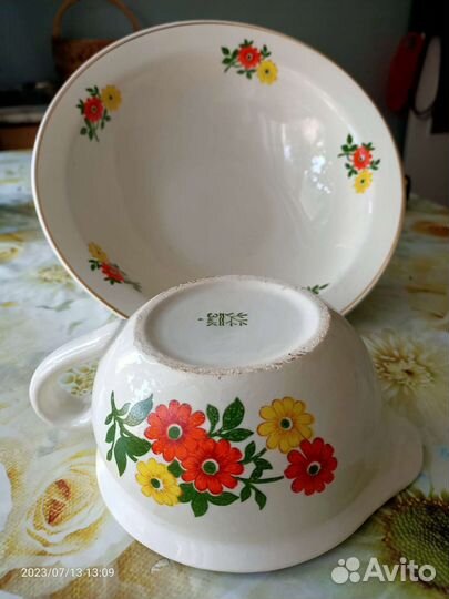 Салатник большой, селедочницы зик конаково СССР