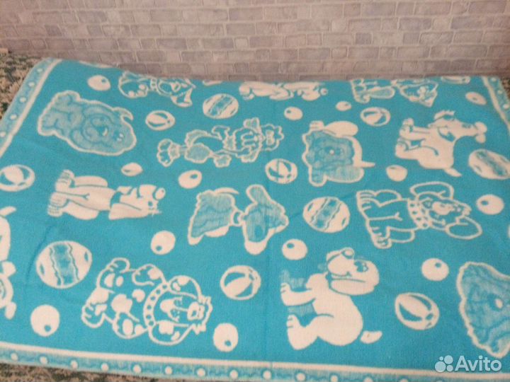 Одеяло байковое детское 100*120