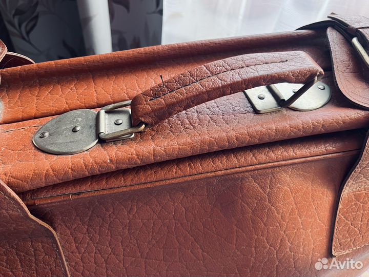 Кожаный чемодан СССР