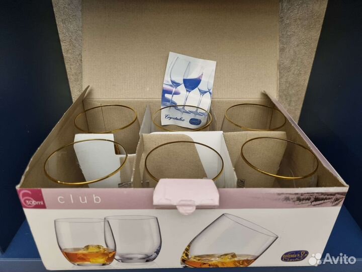 Стаканы Богемия серия Охота для виски