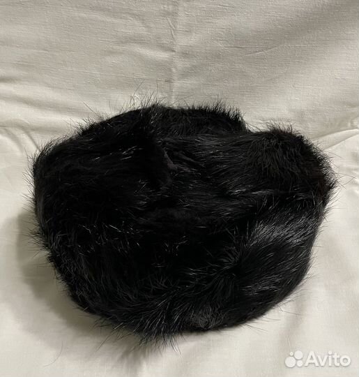 Мужская шапка ушанка нутрия