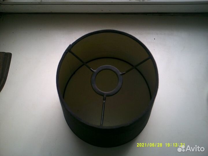 Абажур черный потолочный. Лофт