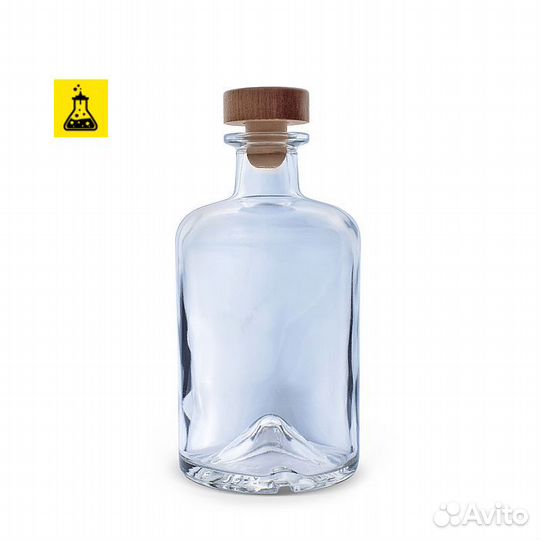 Бутылка 0,5 л аптека (с пробкой)