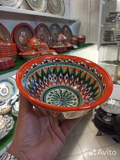 Восточная посуда Риштан Оранжевая