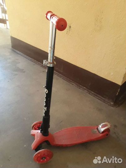 Самокат детский трехколесный бу
