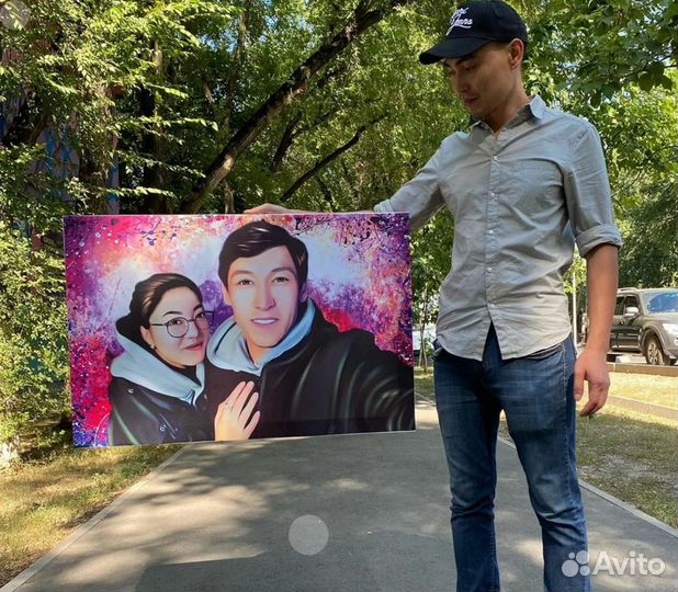 Портрет по фото в подарок