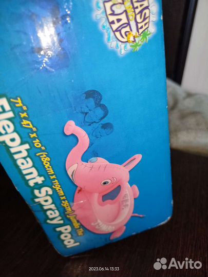 Детский надувной бассейн