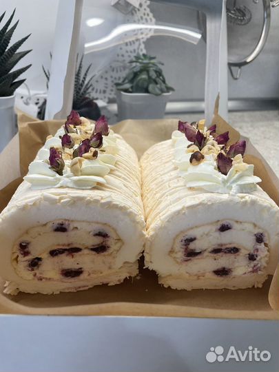 Меренговый рулет
