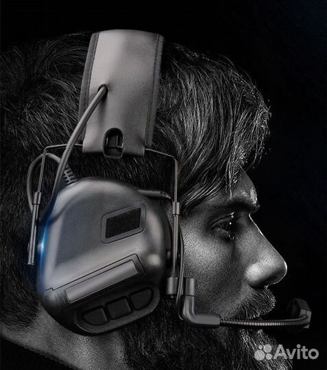 Наушники тактич. активные WoSport HD-09 для рации