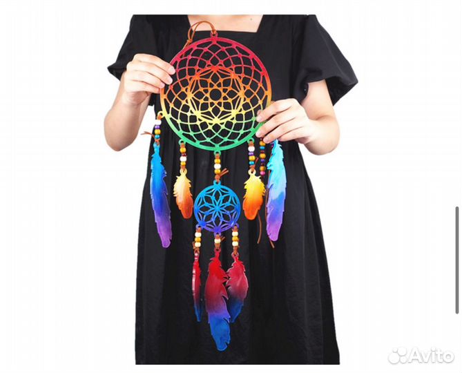 Силиконовая форма для эпоксидной смолы Ловец снов