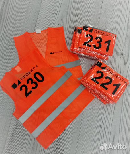 Печать на жилетках