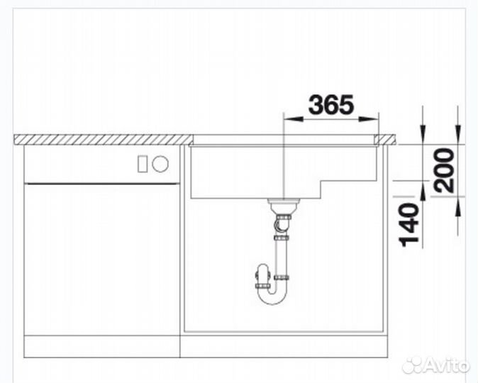 Кухонная мойка Blanco Subline 700-U Level 523542