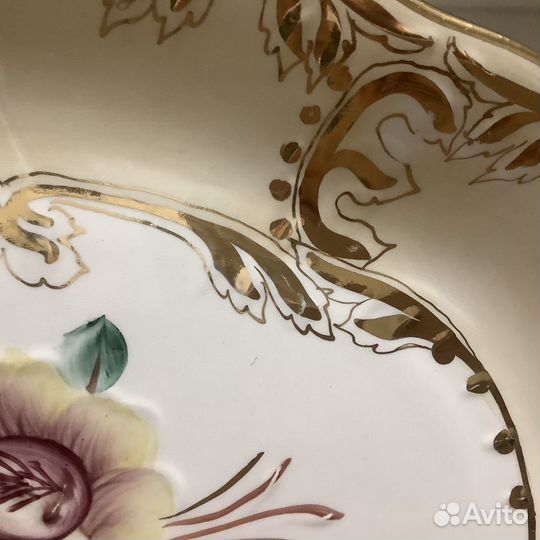 Блюдо, фаянс, Каменный брод, СССР