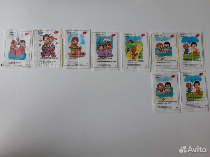 Вкладыши Love is