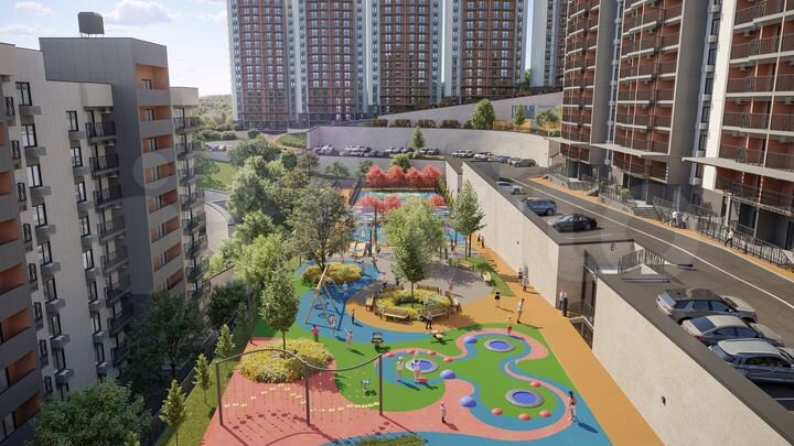 2-к. квартира, 61,2 м², 4/10 эт.