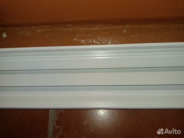 Гардина потолочная с багетом под натяжной потолок