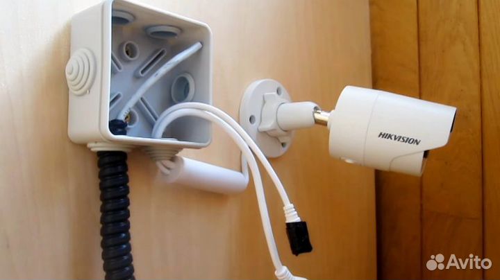 Видеонаблюдение для дома и офиса. FullHD. Монтаж