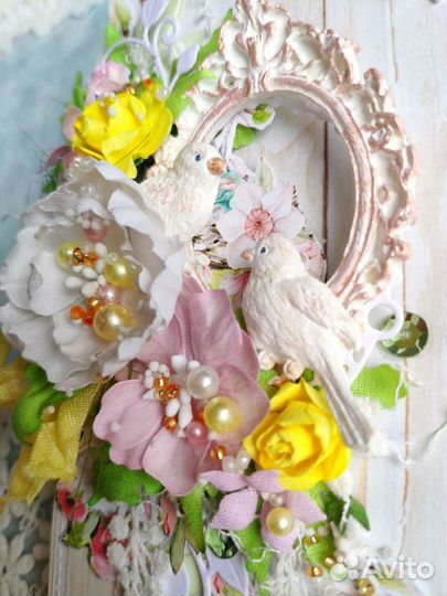 Панно и открытка ручной работы