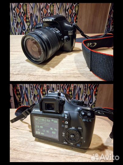 Зеркальный фотоаппарат canon eos 1100d + обьективы