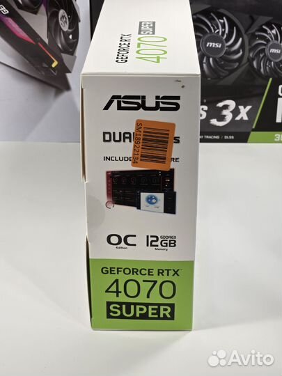 Видеокарта Asus Dual GeForce RTX 4070 Super White