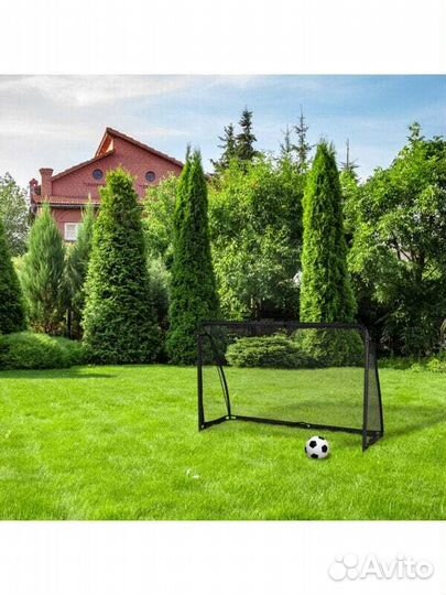 Спортивные игры и игрушки Schwarzes Fuballtor 120 x 180 cm