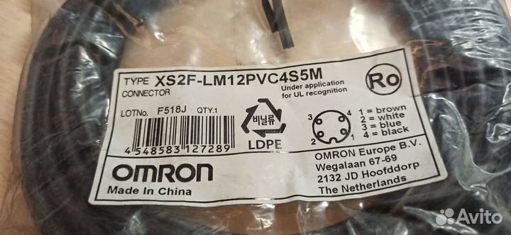 Соединительный кабель, M12, PIN 4