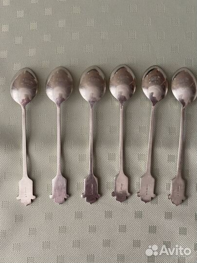 Набор чайных ложек мельхиор СССР