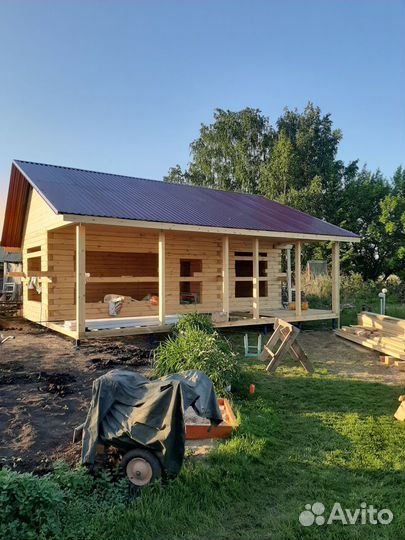 Строим дома бани